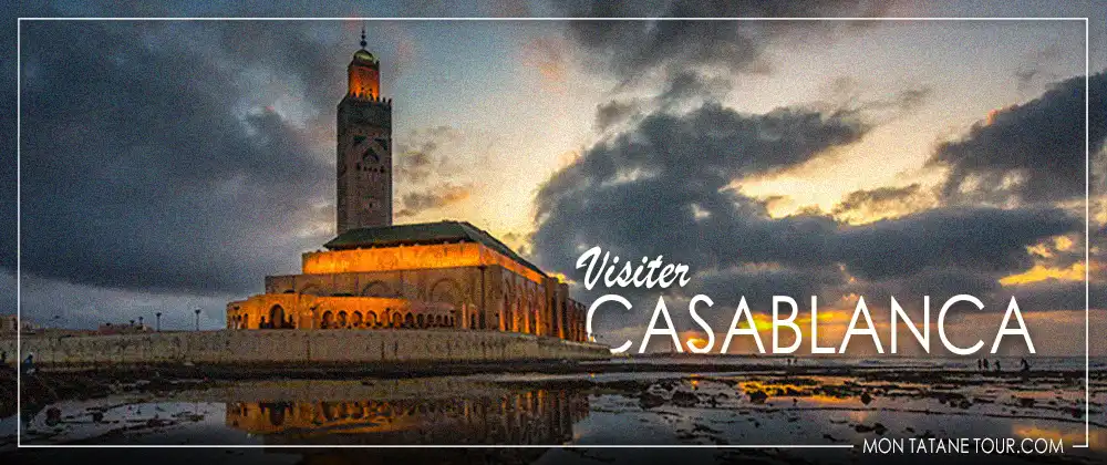 Mosquée Hassan II et corniche de Casablanca