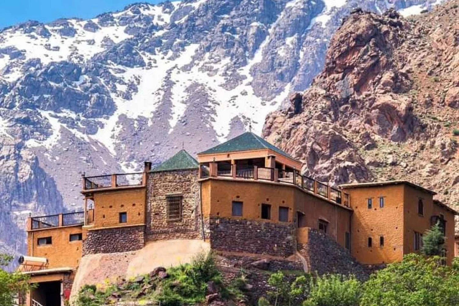 Paysages montagneux autour du village d'Imlil